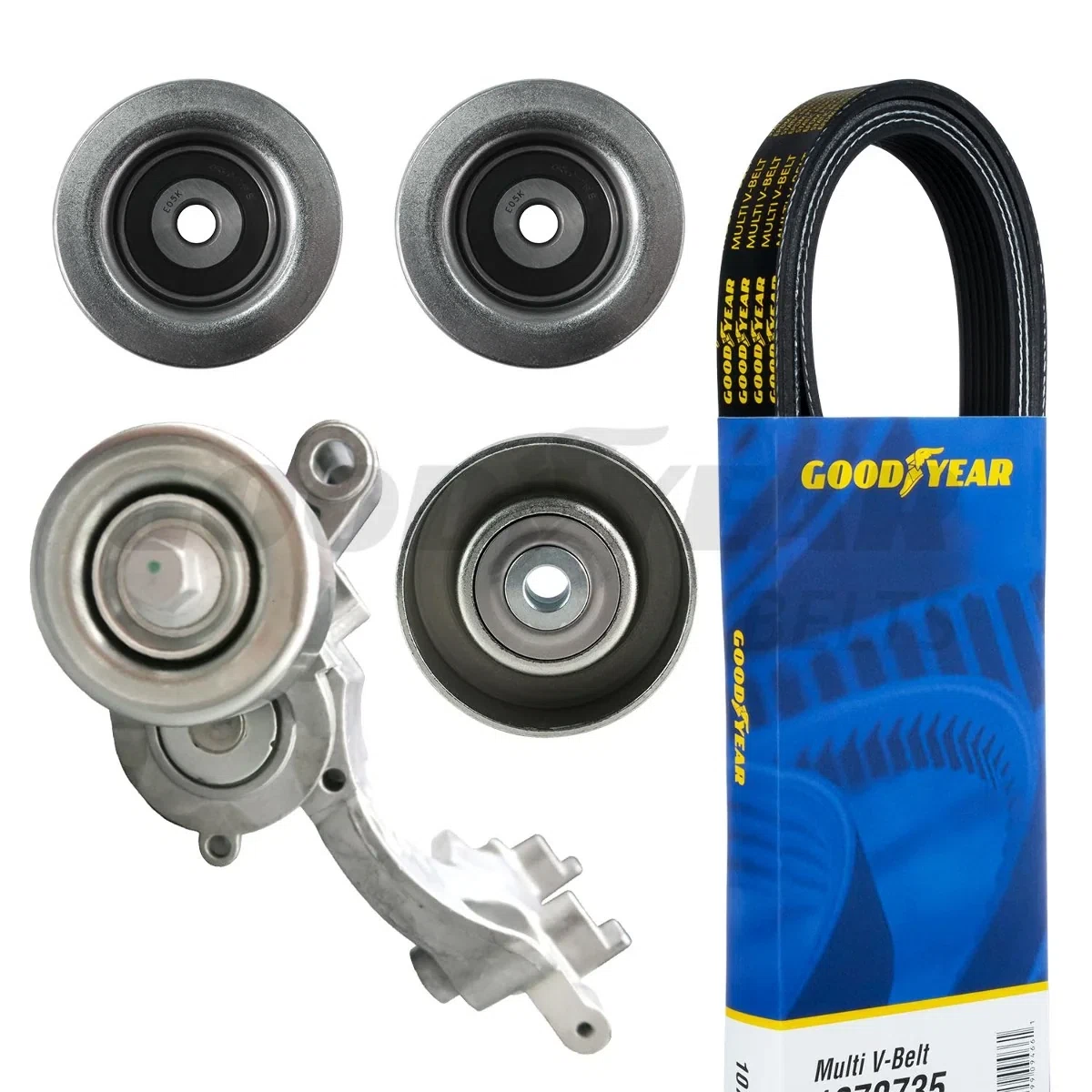 2004-2009 Toyota 4Runner Serpentine Belt Drive Component Kit Goodyear 5027